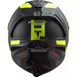 Motorcycle Helmet LS2 FF805 Thunder C Racing 1 - Matt Fluo Yellow