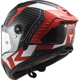 Moto prilba LS2 FF805 Thunder C Racing1 - Gloss Red White