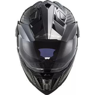 Enduro Helmet LS2 MX701 Explorer C - Glossy Carbon