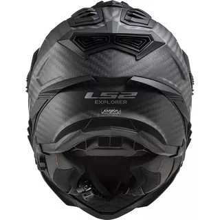 Enduro Helmet LS2 MX701 Explorer C Solid - Matt Carbon