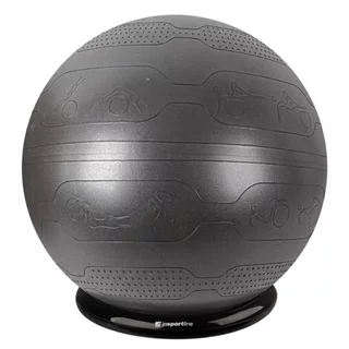 Gymnastický míč inSPORTline Stretch Ball 65 cm se základnou BallBase