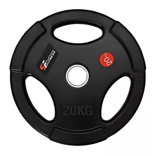 Pogumovaný olympijský kotouč Platinum Fitness 20 kg 50 mm - 2.jakost