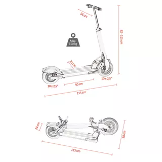 E-Scooter City Boss V4L White