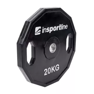 Rubber Coated Weight Plate inSPORTline Ruberton 20kg 30 mm