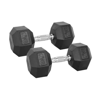 Hex Dumbbell Set inSPORTline Hexsteel 2 x 3-40 kg