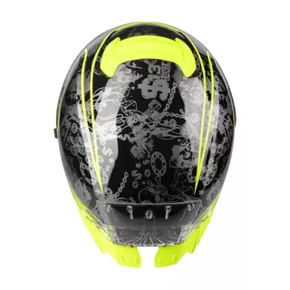 Moto přilba Lazer Rafale SR - Ride Oni (Black-Grey-Yellow Fluo-Matt)