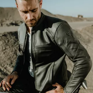 Leather Motorcycle Jacket Rebelhorn Runner III