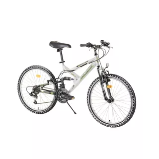 Juniorský celoodpružený bicykel Reactor Fox 24"  - model 2020 - White