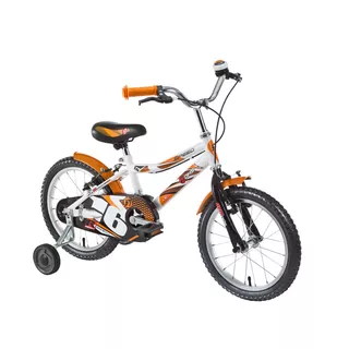 Kinderfahrrad DHS Speed 1603 16" - Modell 2016 - Weiss - Weiss