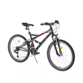 DHS 2445 24" Junior Bike mit Vollfederung- Modell 2017 - schwarz