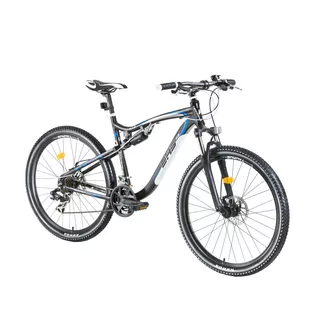 Celoodpružené kolo DHS Terrana 2745 27,5" - model 2017 - Black-White-Blue - Black-White-Blue