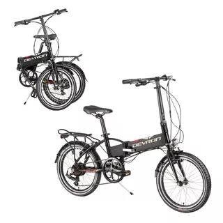 Skládací elektrokolo Devron 20124 20" - model 2017 - 2.jakost - šedá