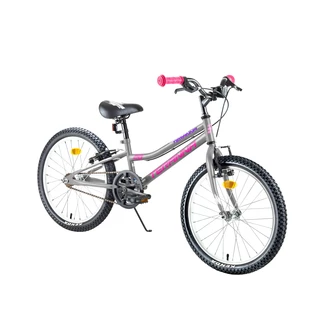 Detský bicykel DHS Teranna 2004 20" - model 2018 - Pink - Pearl Light Gray