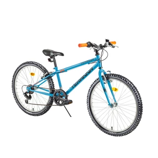 Juniorský bicykel DHS Teranna 2421 24" - model 2018 - Light Green - Light Blue