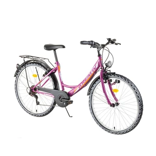 Kreativ 2614 26" - Damen Trekking-Fahrrad - Modell 2018 - Grün - Violett