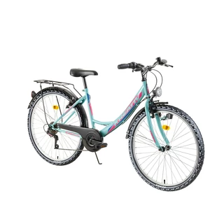 Women's City Bike Kreativ 2614 26" - 2018 - Violet - Green