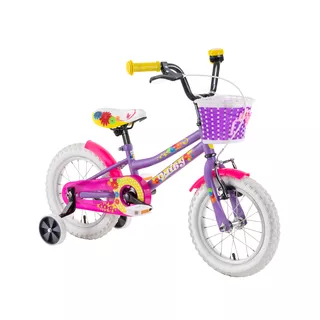 Detský bicykel DHS Daisy 1402 14" 4.0 - Purple - Purple