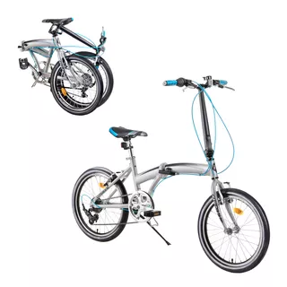 Skladací bicykel DHS Folder 2095 20" 4.0 - Grey - Grey