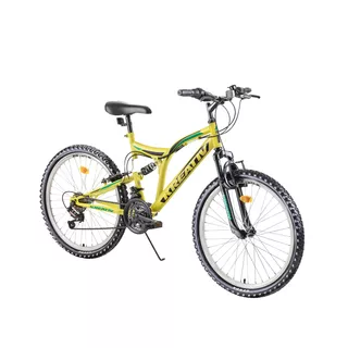 Full-Suspension Junior Bike Kreativ 2441 24” – 4.0 - Blue - Yellow