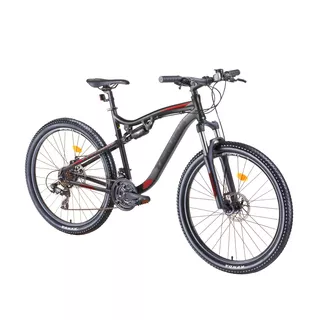 Celoodpružený bicykel DHS Teranna 2745 27,5" - model 2019 - blue - Grey