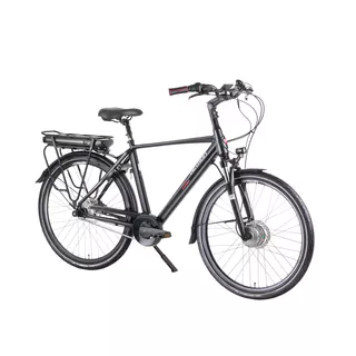 Devron 28127 28" - Stadt Elektrofahrrad Modell 2019 - schwarz - schwarz