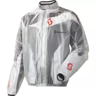 Motoros esőkabát Scott Rain Coat - áttetsző