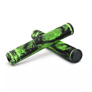 Handlebar Grips LMT 03 - Black-White - Black-Green