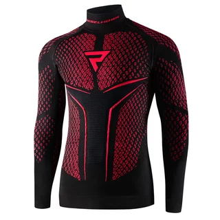 Moto thermo triko Rebelhorn Therm II Jersey - černo-červená