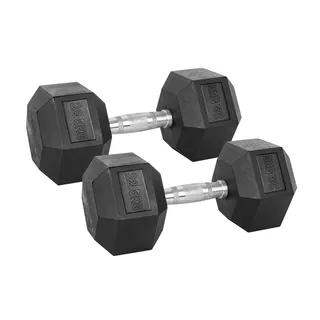 Sada šestihranných činek inSPORTline Hexsteel 2x 3-40 kg