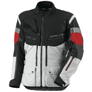 Moto Jacket Scott All Terrain Pro DP - Black-Grey - Grey-Red