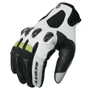Motocross Gloves Scott Assault - Black - Black-White