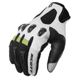 Motocross Gloves Scott Assault - M - Black-White