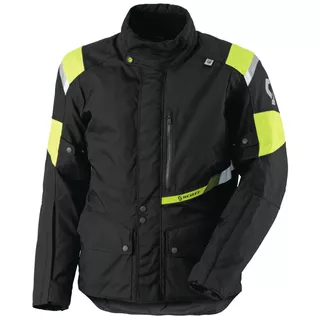 Motorcycle Jacket SCOTT Turn DP - Black-Yellow