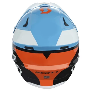 Motokrosová prilba Scott 350 Pro Race - modro-oranžová
