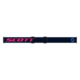 Moto Goggles Scott Hustle MXVI - Angled Blue-Pink-Electric Blue Chrome
