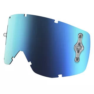 Moto okuliare SCOTT Hustle - oxide purple-black-silver chrome