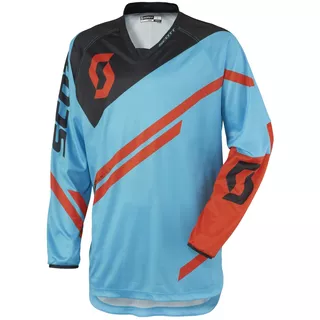 Motocross Jersey Scott 350 Track - blau-orange