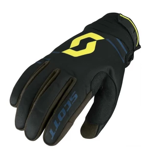 Motorcycle Gloves SCOTT 350 Insulated MXVII - Black-Lime Green - Black-Lime Green