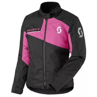 Dámská moto bunda SCOTT W's Sport Pro DP MXVII - XL (40) - Black-Neon Pink