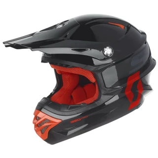SCOTT 350 Pro MXVII Motocross Helm - Black-Orange