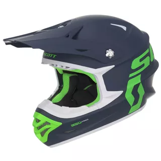 Motocross Helmet SCOTT 350 Pro MXVII - Black-Orange - Blue-Green