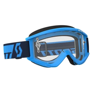 Motocross Goggles SCOTT Recoil Xi MXVII Clear - Green - Blue