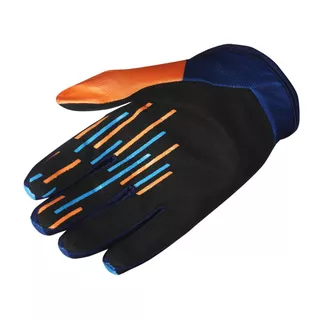 Moto Gloves SCOTT 350 Track MXVII - Blue-Orange