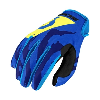 Children's Motorcycle/Cycling Gloves SCOTT 350 Race Kids MXVII - Blue-Yellow - Blue-Yellow