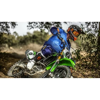 Motocross Pants SCOTT 350 Track MXVII - Blue-Orange