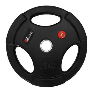 Gumowane obciążenie olimpijskie Platinum Fitness 25 kg 50 mm