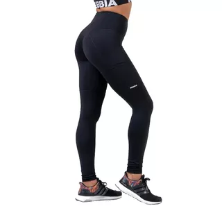 Women’s Leggings Nebbia High Waist Fit&Smart 505 - Black - Black