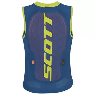 Detská vesta s chráničom chrbtice Scott Actifit Plus Jr - modrá/červená