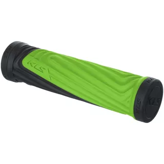 Bicycle Handlebar Grips Kellys Advancer - White - Toxic Green