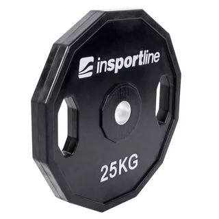 Pogumovaný kotúč inSPORTline Ruberton 25 kg - 2.akosť